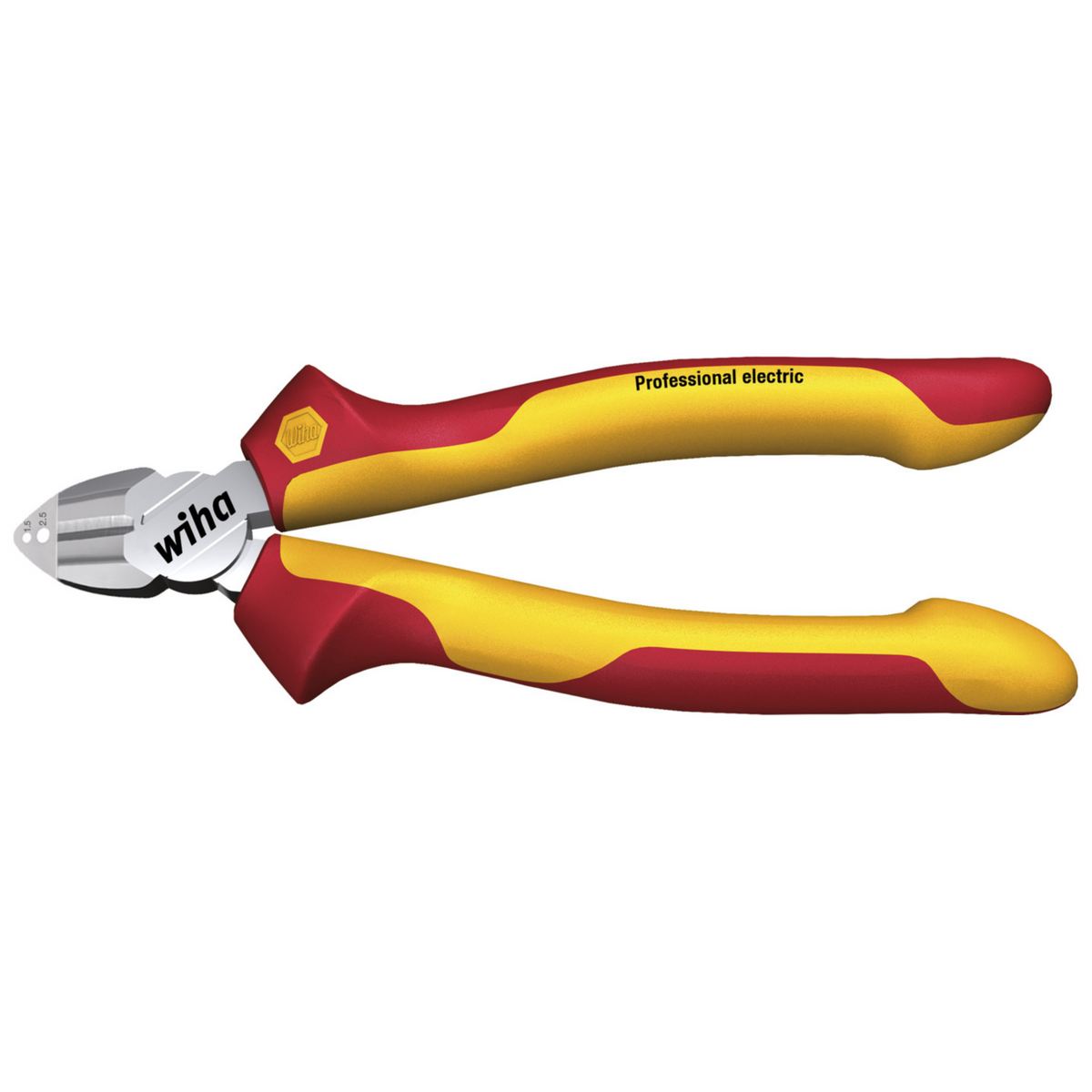 GEDORE VDE Electrician Side Cutters – 160mm, With Wire Stripper, 1000V Rated