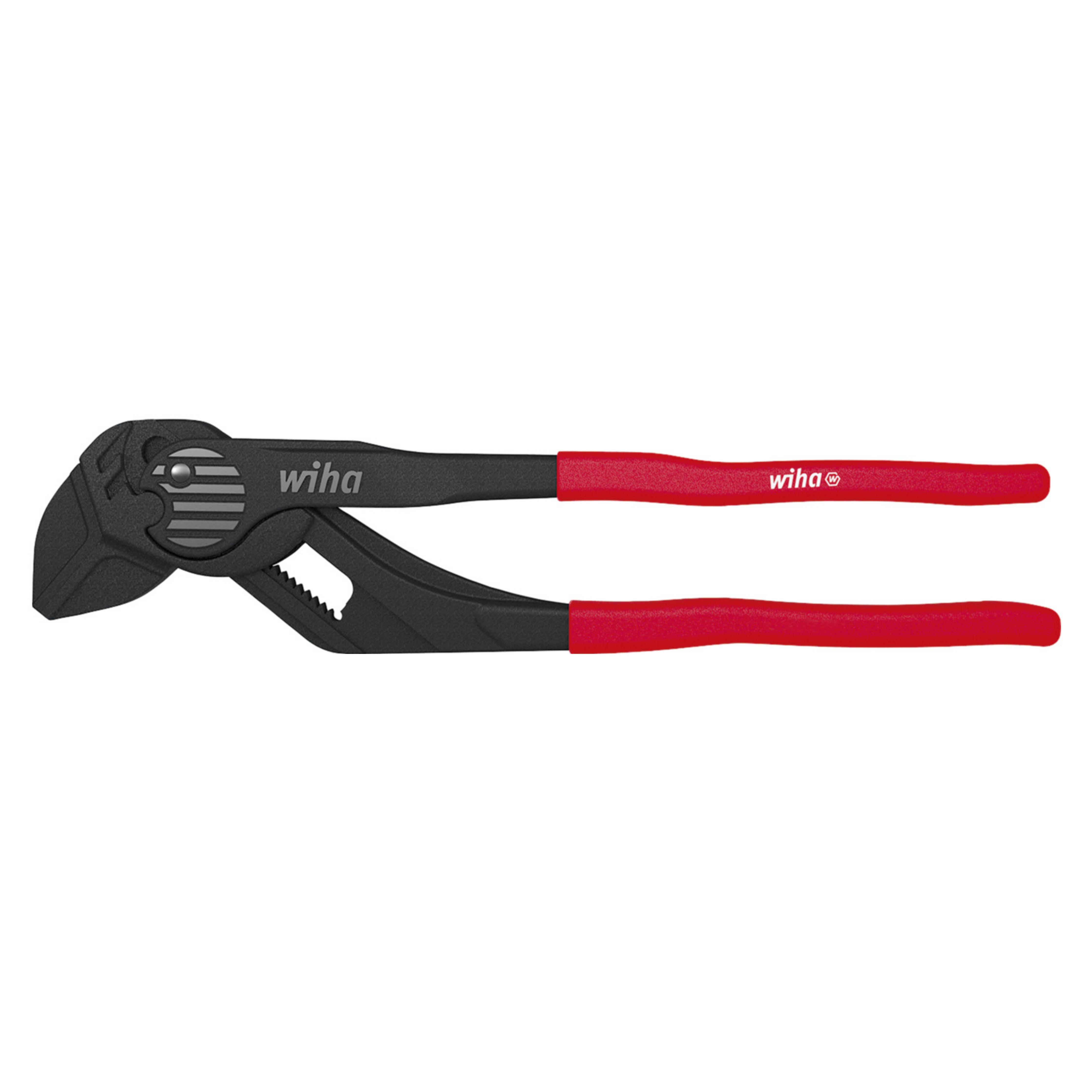 Wiha 32956 Insulated Water Pump Pliers - 10 Inch Push Button Adjustable Pliers With Cushion Grip