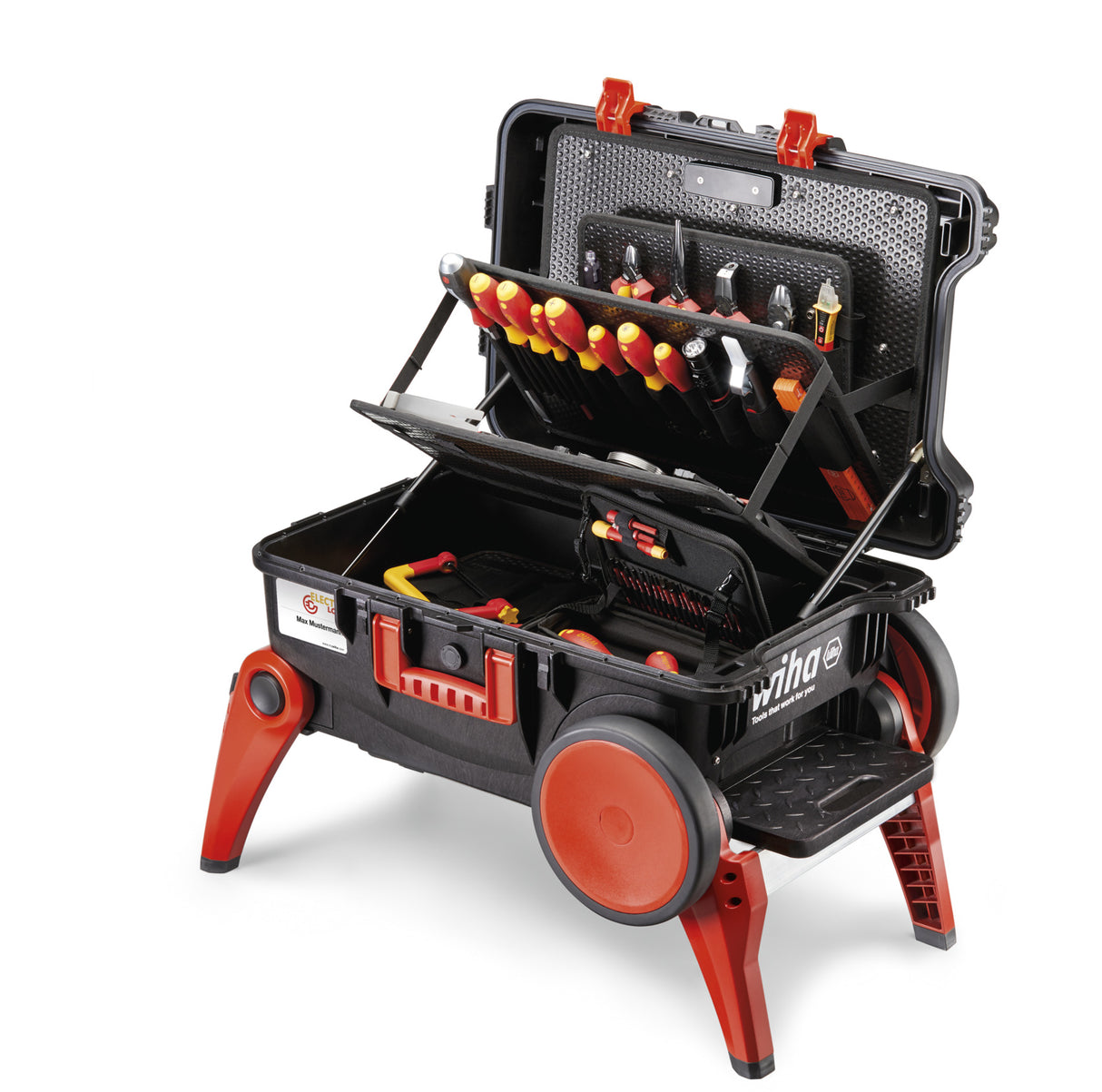 Wiha XXL 3 Competence Electrician's Tool Case Assorted Set (100 pcs) 44128