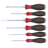 SoftFinish® Screwdriver Set Slotted with One-piece Hexagonal Blade and Solid Steel Cap 21251