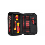 Wiha 31 Piece slimVario® VDE Interchangeable Screwdriver/Socket Tool Set 43465