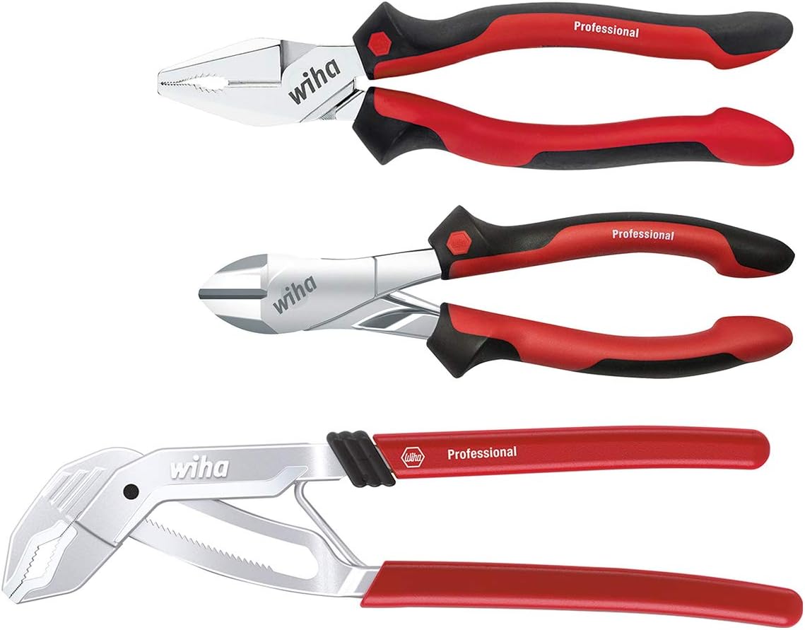 High-Leverage Combination, Water Pump and Heavy-duty Diagonal Cutters Professional Set 26854